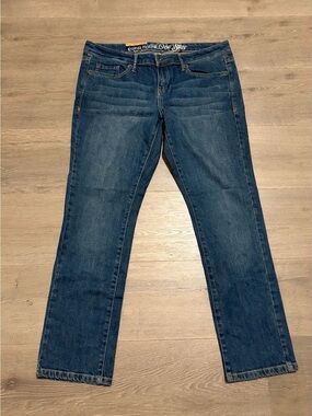 Women's Dark Blue Straight-Leg Jeans
